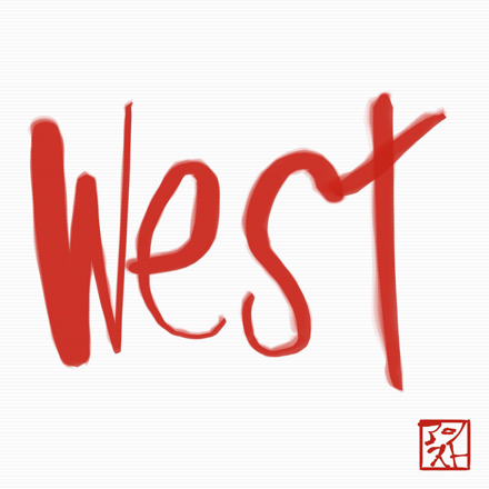 west